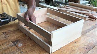 Great Woodworking Plan For Beginners // HowTo Build A Fruit And Vegetable Shelf Extremely Easy- DIY!