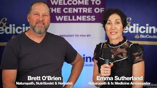 Brett O'Brien and Emma Sutherland at the 2024 NHAA Herbal Medicine Summit
