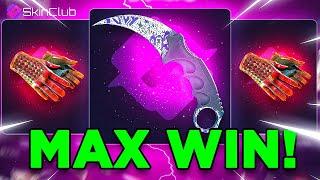 SKINCLUB MAX WIN in CASE BATTLE!? - Skinclub Promo Code 2024