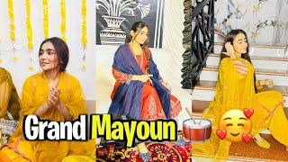 Mayoun & Dholki Vlog ️||  last Dholki || Bushraaltafvlog