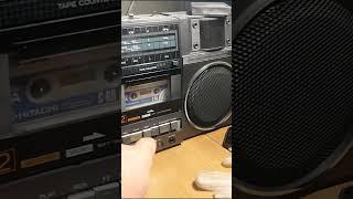 Мой первый магнитофон 1984г с которого все началось HITACHI TRK-W55W. Купил, нахлынули воспоминания)