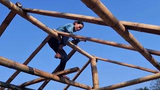 Building a Bamboo House for Chickens The Solo Life of a Young Woman