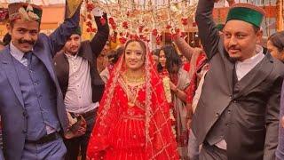 priyanka negi and sagar anvekar wedding clips  #marrigehighlights