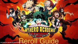 MHA:TSH rerolling guide explained in under 1 minute - The Strongest Hero