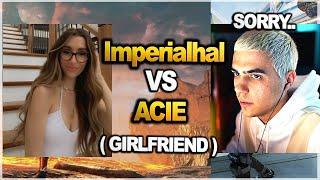 TSM Imperialhal vs  Acie ( GIRLFRIEND ) in ranked... Imperialhal apologized. ( apex legends )