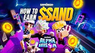 How to earn Money $SAND in The Sandbox Game Tutorial