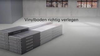 Parador Vinylboden aus Vollmaterial richtig verlegen