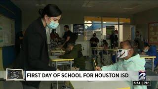 First day of school for Houston ISD