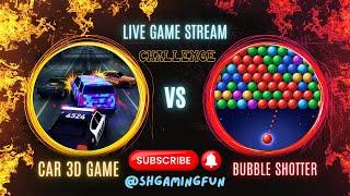 car RAcing 3D Game vs bobble shotter Game walkthrough Android IOS game play part#gaming