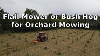 Flail Mower vs Bush Hog for Orchard Mowing | Deleks Leo 180 Build & 30 Hour Review | Kubota M4062