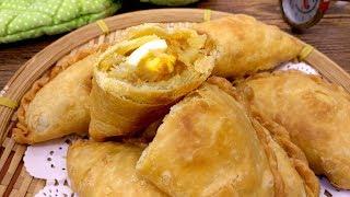 How to Make Simple Curry Puff (Karipap) from Scratch | MyKitchen101en