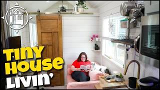 Her cute Tiny House in the country! Texas Tiny House Community