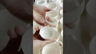 #shorts 너무 얇게 만들었나 봅니다 I I think I made the white porcelain too thin!