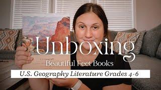 unboxing beautiful feet books us geography grades 4-6