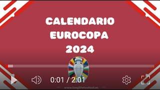 Eurocopa 2024 en Alemania: Calendario Completo Día a Día