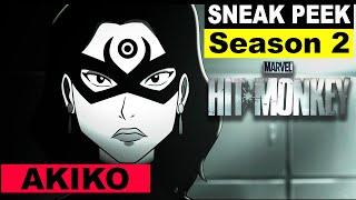 Marvels Hit Monkey Season 2 Sneak Peek Preview for AKIKO