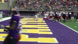 UNI Pat Grace Touchdown