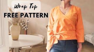 Peppermint Magazine Wrap Top Sewing Tutorial