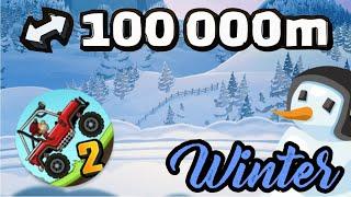 Hill Climb Racing 2: 100 000 meters in WINTER