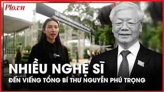 Nhiều hoa hậu, nghệ sĩ đến viếng Tổng Bí thư Nguyễn Phú Trọng - PLO