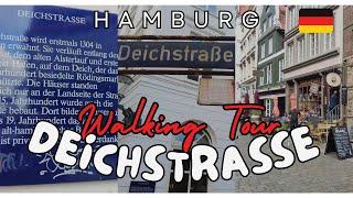 Deichstrasse Historic Street, Hamburg - Walking Tour - Germany