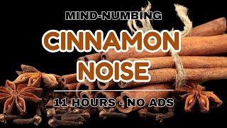 Mind Numbing CINNAMON NOISE (11 Hours)|| BLACK SCREEN || Relax, Sleep, Reduce Tinnitus & Concentrate