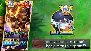 SUN NEW META BRUTAL BUILD AND EMBLEM AGAINST SUSTAIN HEROS‼️ | SUN TERBARU 2024 | MLBB