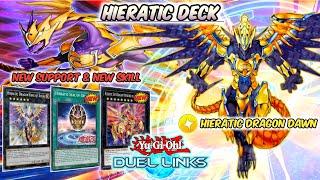 [KOG] HIERATIC Deck | New Support, New Skill, & New Boss Monster | Yu-Gi-Oh! Duel Links