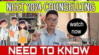 NEET 2024 MANIPUR COUNSELLING /  Mbbs , INDIA