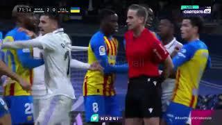 CRIMINAL ENTRADA de GABRIEL PAULISTA sobre VINICIUS - Real Madrid 2 - Valencia 0