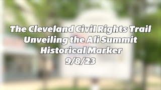 Unveiling of The Ali Summit Historical Marker