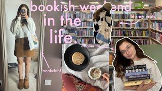 all things bookish vlog  (bookclub, local libraries, book shopping & more!)