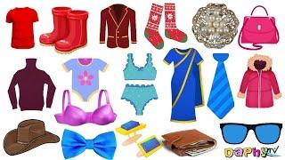 100 Clothes Name in English | Daily Use English Words | Listen and Practice