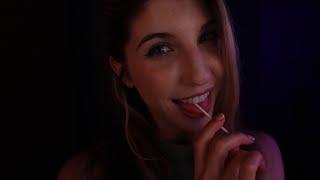 ASMR Lollipop Licking, Mouth Sounds, Inaudible Whispers, Personal Attention, etc. 