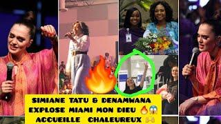 SIMIANE TATU & SR DENAMWANA METTENT LE FEU À MIAMI DANS LA CONFERENCE NUIT DE SHEKINAH KEL ONCTION