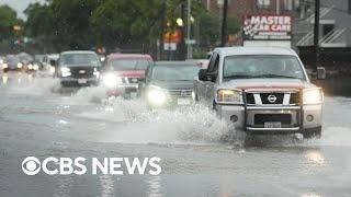 Videos show heavy thunderstorms, hail pummeling Texas