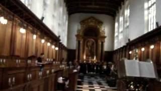 Trinity College Chapel,Cambridge - Chorus rehearsal - November 2008