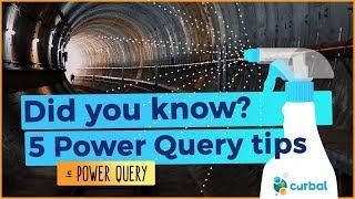 5 tips to work faster in Power Query