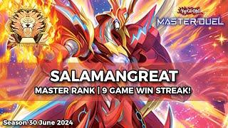 9-0 Streak! Bagooska Salamangreat Deck (Diamond-Master) - Yu-Gi-Oh! Master Duel