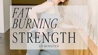 20 Minute Postpartum Fat Burning Strength Workout - with dumbbells, full body, fat loss
