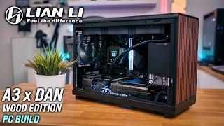 AWESOME Lian Li A3 Wood Edition PC Build Timelapse