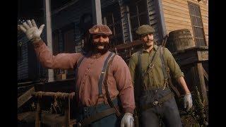 Mario and Luigi In Red Dead Redemption 2