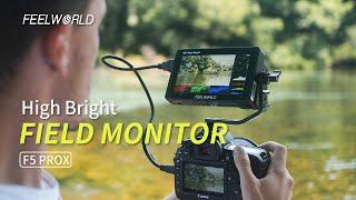 FEELWORLD F5 PROX 5.5 Inch 1600 Nits High Bright Monitor with F970 Install and Power Kit