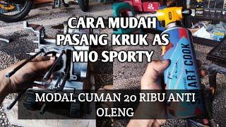 PASANG KRUK AS MIO ANTI OLENG || BIKIN AWET MOTOR #miosporty #mio150cc #miosmile #pasangkrukas