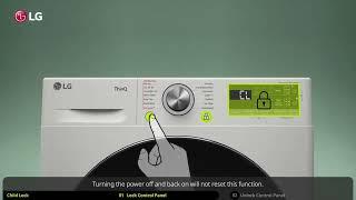 [LG Front Load Washers] How To Set The Child Lock