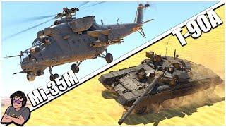 Boris And The Old Balanced BEAST - Mi-35M & T-90A - War Thunder