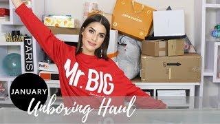 JANUARY 2018 UNBOXING HAUL