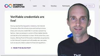 Another Sign to Go ALL IN on ICP Crypto: Verifiable Credentials on Internet Computer Protocol