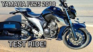 TEST RIDE YAMAHA FAZER 250 2018 - FZ25 - É BOA PARA VIAJAR? ANDA BEM?