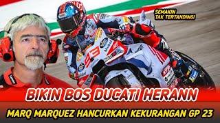 BOS DUCATI SAMPAI MELONGO!! AKSI HEROIK MARC MARQUEZ BIKIN KAGUM SEMUA ORANG